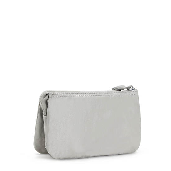 Kipling Creativity Large Klasik Metallic Pouch Çanta Bej Rengi | TR 1143NW